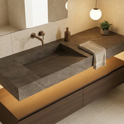 plan-vasque-plancia-premium-en-gres-cerame-effet-pierres-marron-finition-mate-60-cm