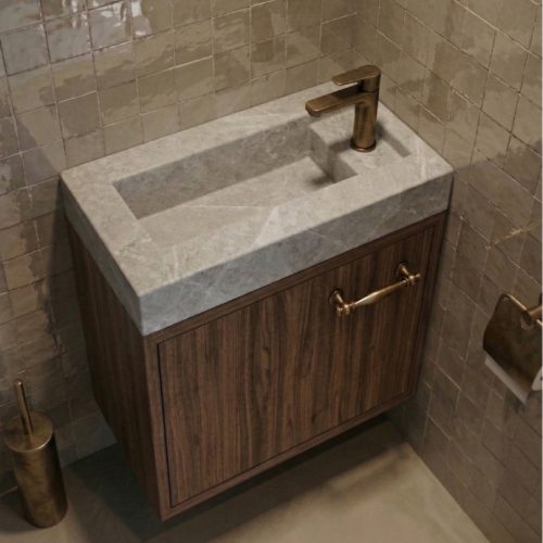 Vasque WC MINOVA 45 cm
Effet EFFET MARBRE GRIS CLAIR finition MAT
