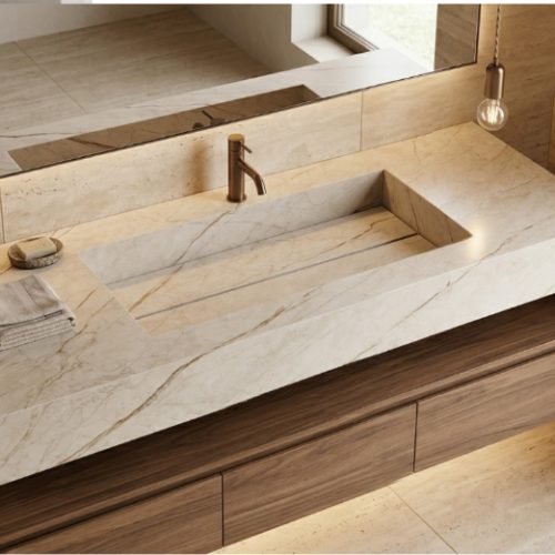 plan-vasque-suspendu-unova-100-cm-effet-marbre-beige-clair-finition-mat
