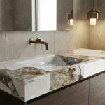 plan-vasque-plancia-premium-en-gres-cerame-marbre-blanc-marron-brillant-120-cm